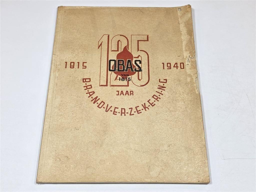 Brandverzekering Friesland — 125 Jaar Gedenkboek [1940], Boeken, Ophalen of Verzenden, Gelezen