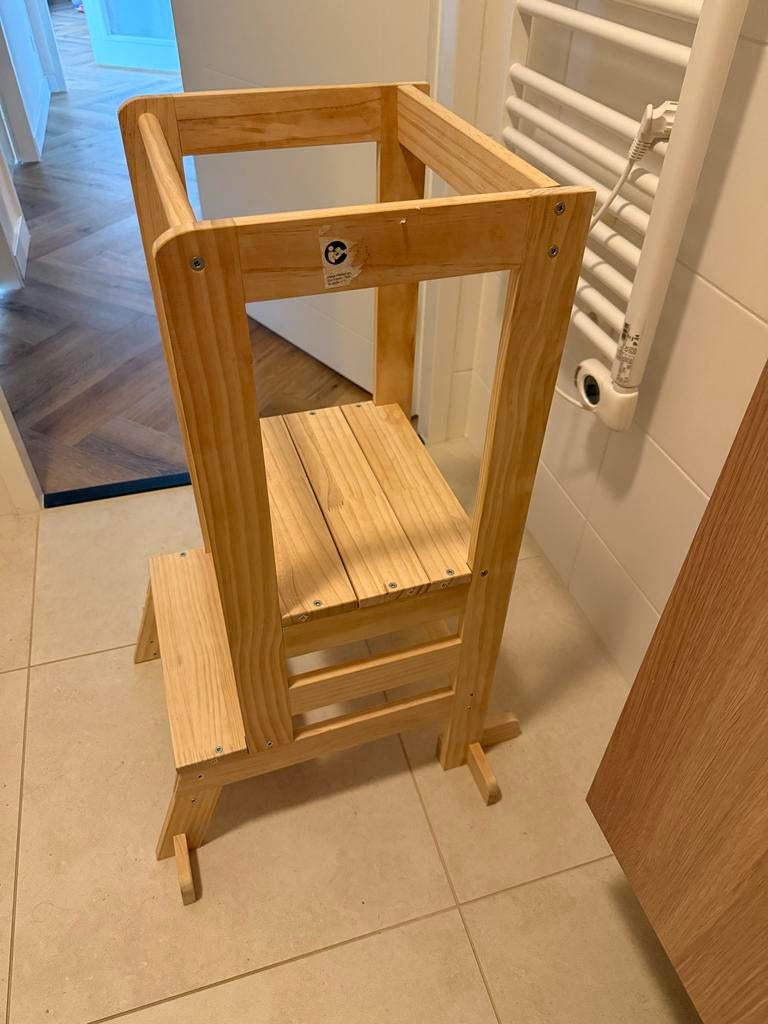 Houten leertoren / keukenhulp voor kinderen, Ophalen, Zo goed als nieuw, Overige typen