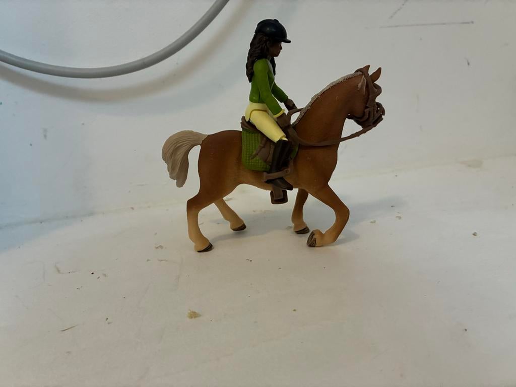 Schleich Horse Club paard met ruiter, Ophalen of Verzenden, Gebruikt, Jongen of Meisje