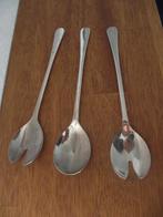3 verzilverd sla bestek Brama silver plated England 1950 p s, Antiek en Kunst, Ophalen of Verzenden