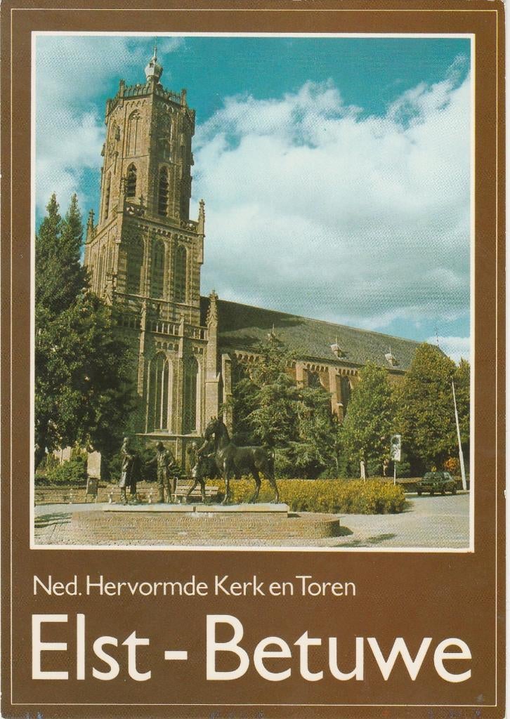 ELST (Gld) Ned. Herv. Kerk, Verzamelen, Ansichtkaarten | Nederland, Verzenden, 1980 tot heden, Ongelopen, Gelderland