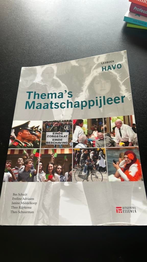 Maatschappijleer havo, Eveline Adriaans; Theo Schuurman; Theo Rijpkema; Janine Midde..., Ophalen of Verzenden, Zo goed als nieuw