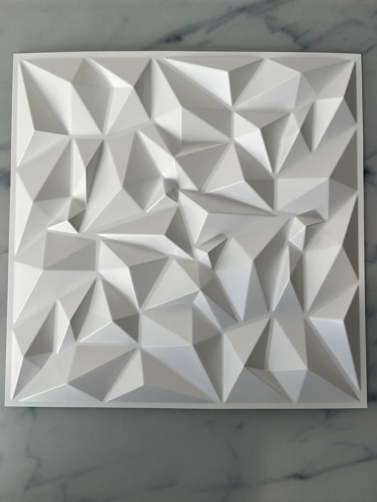 Witte 3D wandpaneel, Huis en Inrichting, Ophalen of Verzenden, Minder dan 10 m²