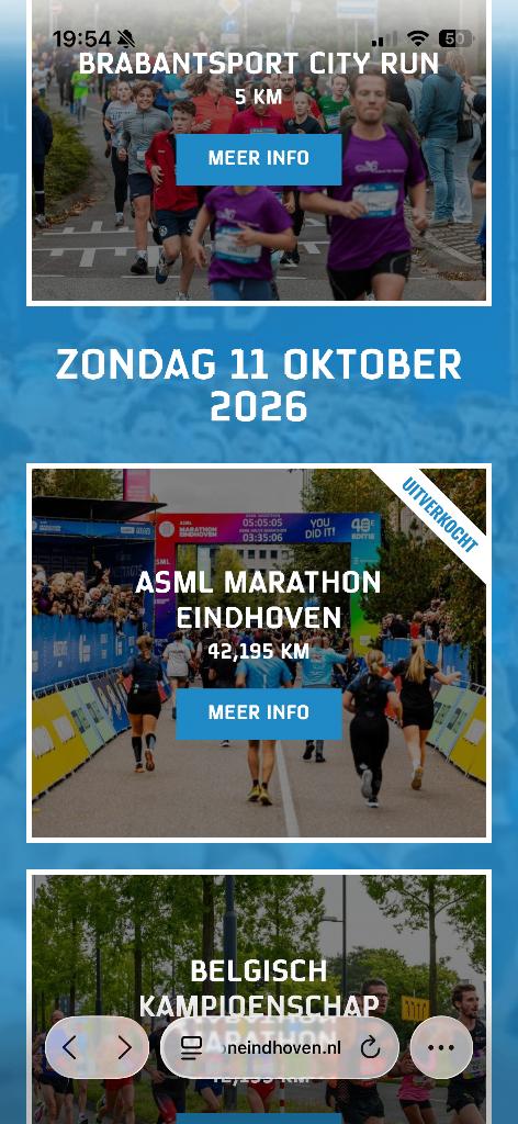GEZOCHT: Startbewijs hele marathon Eindhoven 11 oktober, Ophalen of Verzenden, Nieuw, Overige typen, Overige merken