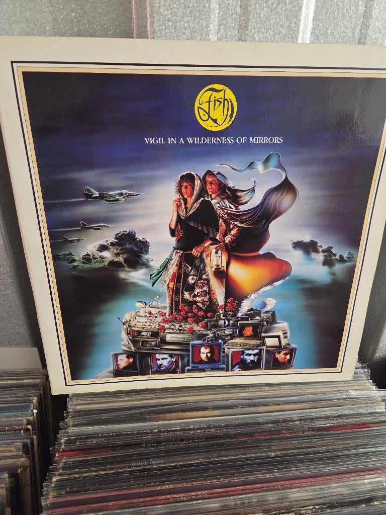 Vinyl lp FISH: VIGIL IN A WILDERNESS OF MIRRORS, Progressive, Gebruikt, 1980 - 1989, Ophalen of Verzenden