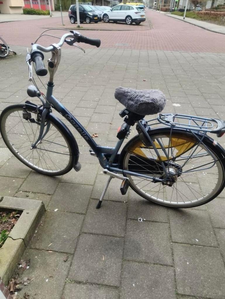 Gazelle damesfiets met lage instap - Gebruikt, Velgrem, Ophalen of Verzenden, 50 tot 53 cm, Gazelle