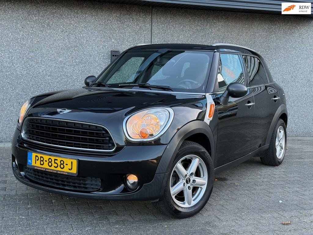 Mini Mini Countryman 1.6 One Chili INRUILKOOPJE, Auto's, Mini, Voorwielaandrijving, Euro 5, Gebruikt, Zwart