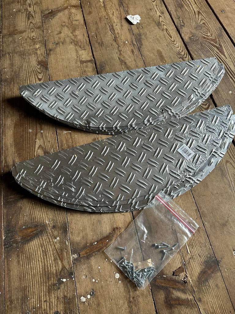 Nieuwe aluminium traptreden (set 14 treden, Ophalen of Verzenden, Nieuw