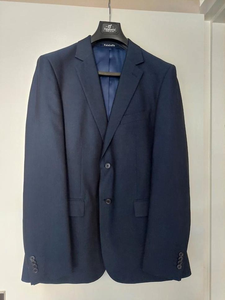 Blauw kostuum Falabella maat 106, Kleding | Heren, Kostuums en Colberts, Gedragen, Maat 52/54 (L), Blauw, Ophalen of Verzenden