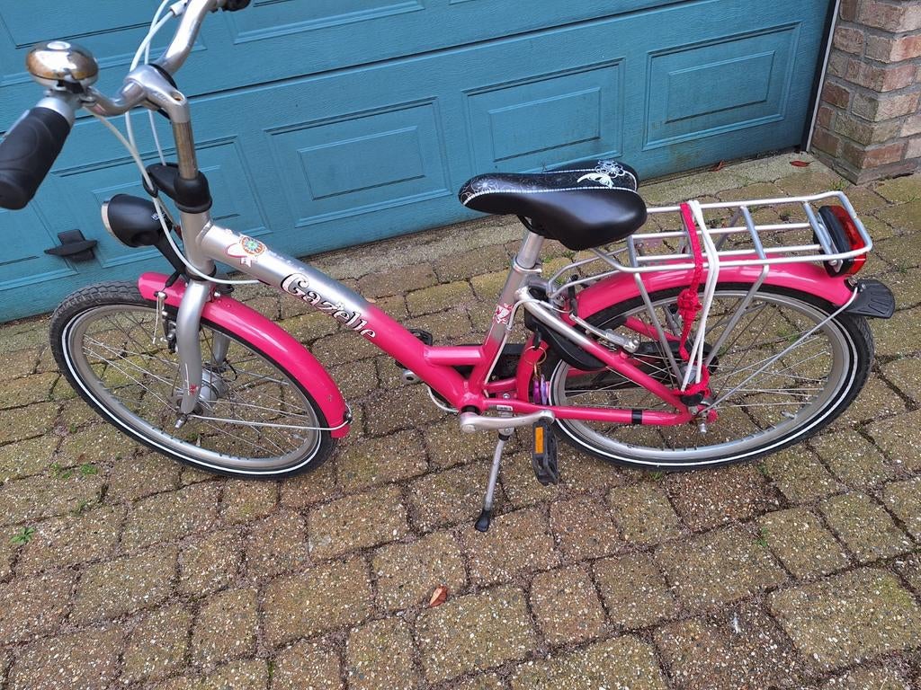 Gazelle meisjesfiets 20 inch, Fietsen en Brommers, Ophalen, Gebruikt, Handrem, 20 inch
