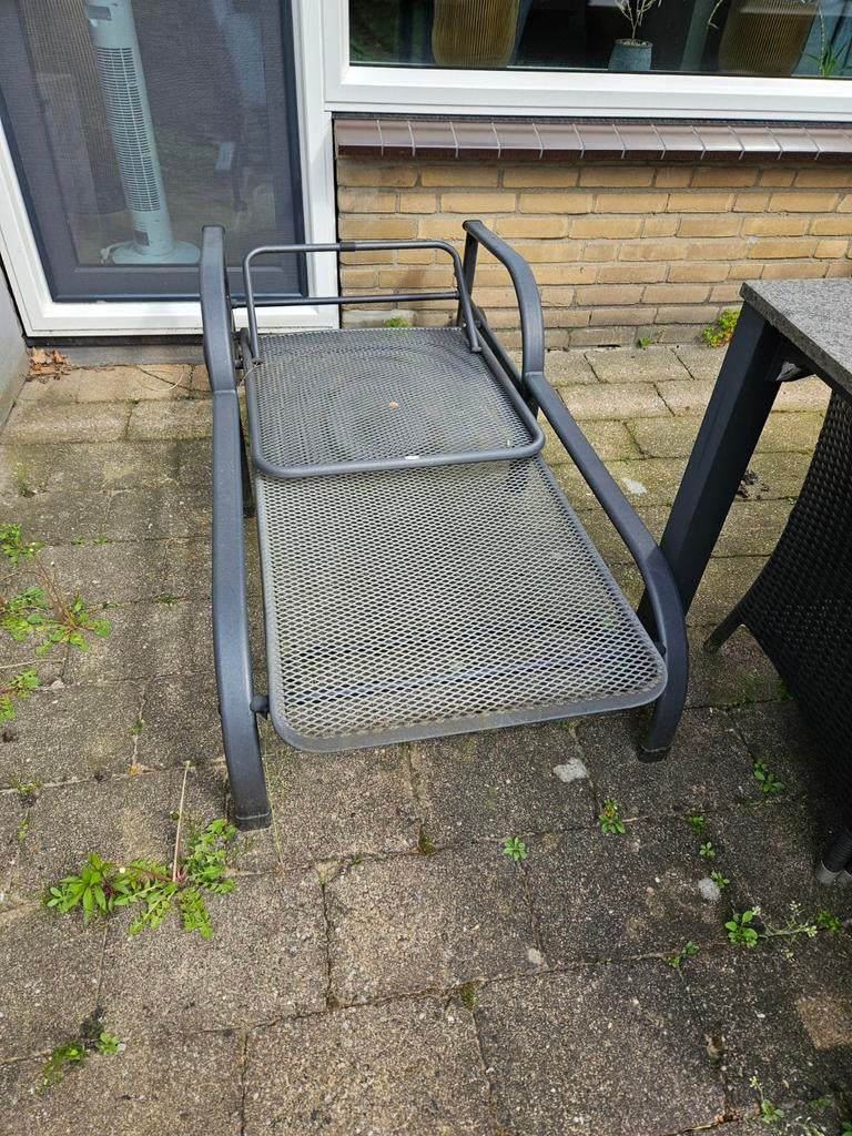 Ligstoel verstelbaar, 190 x 45 cm, Tuin en Terras, Ligbedden, Ophalen
