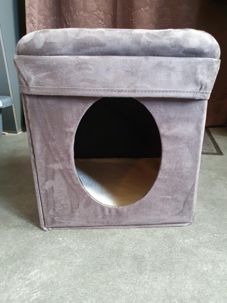 Zgan opvouwbare kubus mand hond/ kat, Ophalen of Verzenden, Zo goed als nieuw