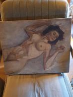 Schilderij naaktmodel twee schilderijen, Ophalen of Verzenden