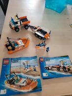Lego City 7726 Reddingsboot met vrachtwagen en boekjes, Ophalen of Verzenden