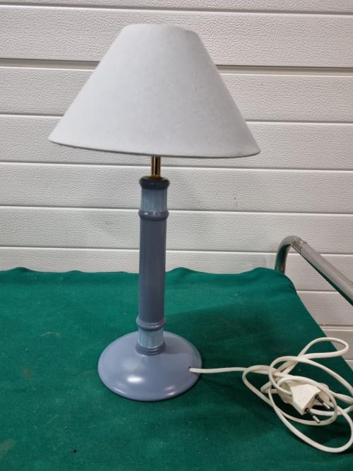-	Tafellamp porselein blauw grijs, Ophalen of Verzenden, 'T Olde Gre-j, Info@toldegrej.nl, Endepoelstraat 20f Didam