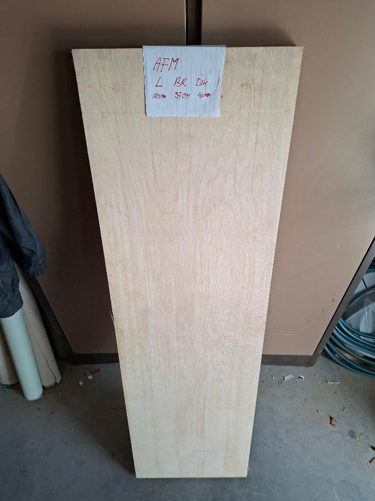 multiplex 40mm dik, Doe-het-zelf en Verbouw, Platen en Panelen, Ophalen, Nieuw, Multiplex, 20 tot 50 mm