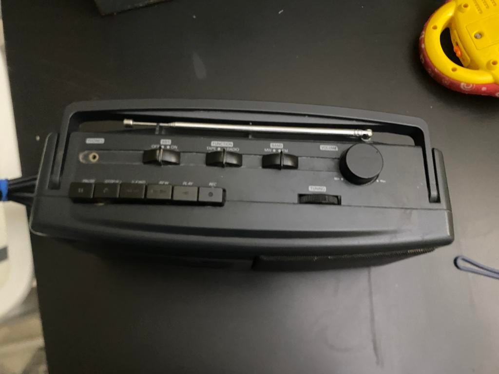 Magnavox radio met cassette speler, Audio, Tv en Foto, Ophalen of Verzenden, Gebruikt, Radio