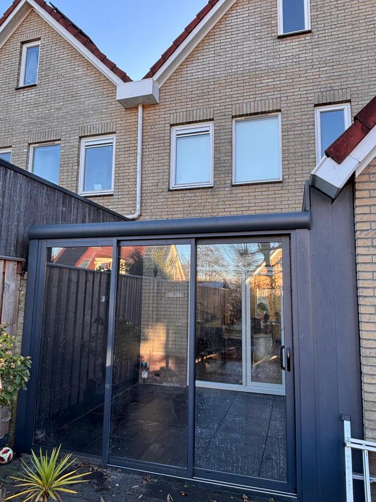 Tuinkamer met glazen pui en dak, Ophalen, Gebruikt, Serre