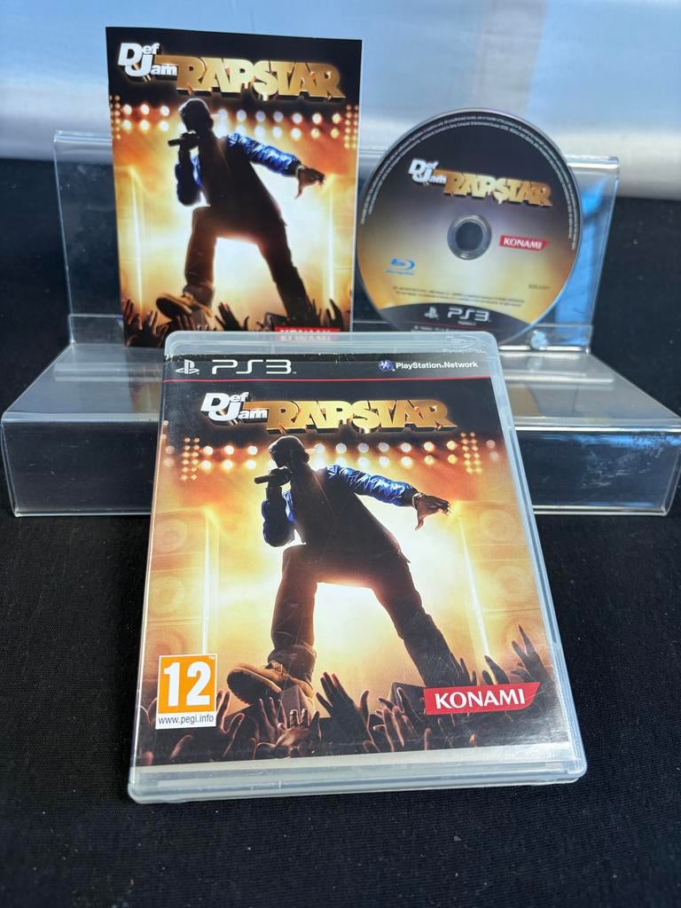 Def Jam Rapstar PS3 game, Online, Muziek, Gebruikt, 1 speler