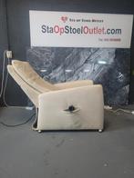 Staopstoel Hukla Wit Leder met Kantelfunctie, Gebruikt, Minder dan 75 cm, Leer, Ophalen of Verzenden