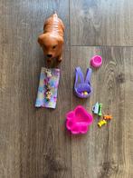 Mattel Barbie hond met 3 baby’s en accessoires, Ophalen of Verzenden, Zo goed als nieuw, Barbie