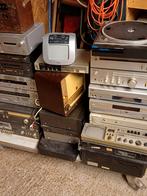 Partij audio: Akai, Sony, Philips, ITT, Bose e.a. (27 stuks), Cd-speler, Losse componenten, Niet werkend, Ophalen