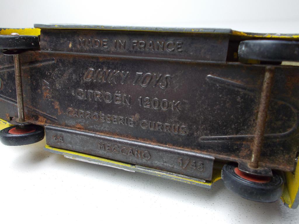 1964 Dinky Toys 587 CITROEN 1200K CARROSSERIE PHILIPS!, Ophalen of Verzenden, Gebruikt, Bus of Vrachtwagen, Dinky Toys