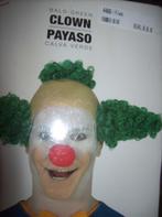 Feestje Aparte Clown Pruik Knal Groen Mal model, Verzenden, Nieuw
