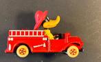 Vintage Ertl Looney Tunes Daffy Duck Red Fire Truck, Ophalen of Verzenden, Zo goed als nieuw, Overige typen