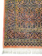 Vintage Persian wool carpet floral Natanz orange 115x175cm, 100 tot 150 cm, Perzisch, Vintage, Klassiek, Onbekend, Zo goed als nieuw