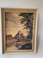 Schilderij A.P. De Hoon - Gorinchem, Antiek en Kunst, Ophalen