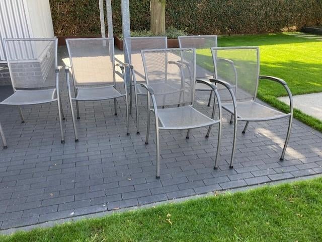 tuinstoelen Royal Garden, Ophalen of Verzenden, Gebruikt, Metaal, Stapelbaar