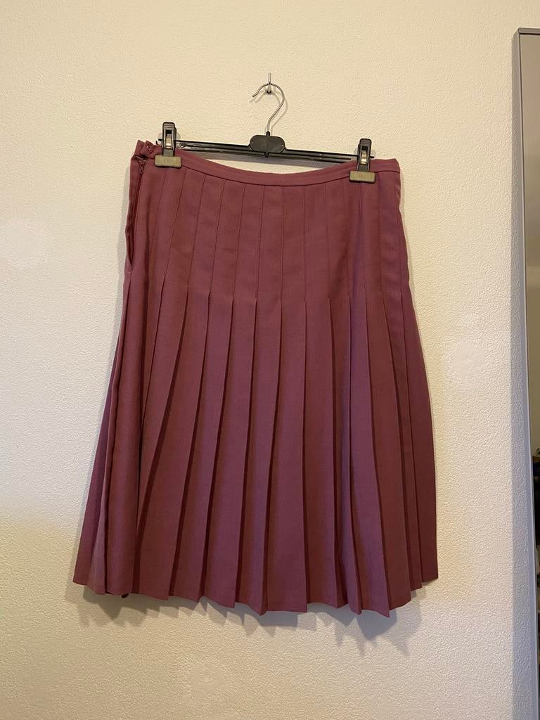 Wollen rok, Maat 42/44 (L), Ophalen of Verzenden, Vintage, Roze