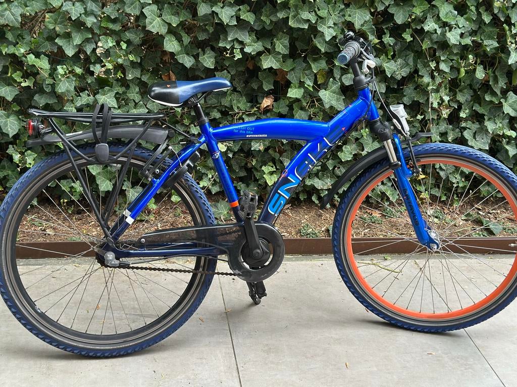 Batavus Snake jongensfiets 26 inch - Blauw, Fietsen en Brommers, Fietsen | Jongens, Ophalen, Gebruikt, 26 inch of meer, Handrem