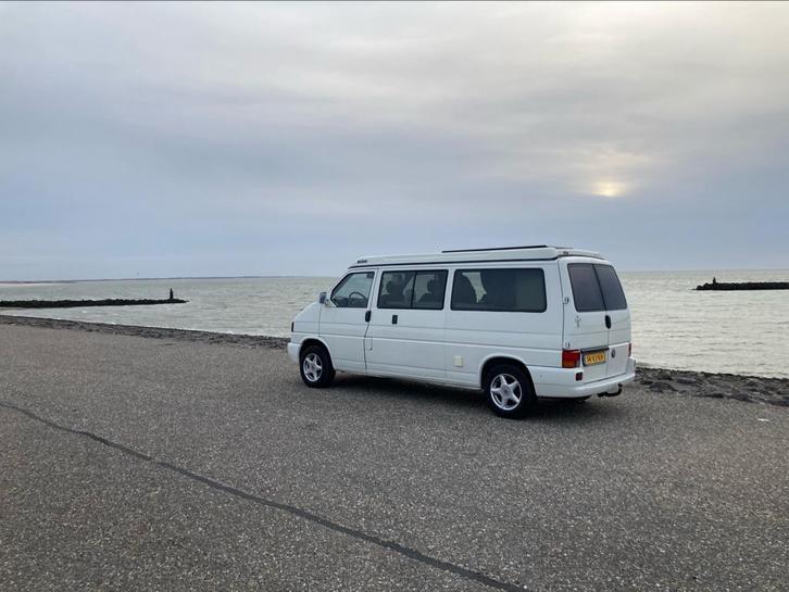 Volkswagen T4 verlengd met hefdak, Caravans en Kamperen, Campers, Particulier, tot en met 4, Buscamper of Camperbus, Volkswagen
