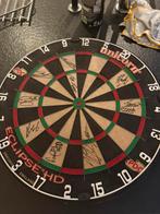 Gesigneerd dartbord Van Gerwen, Phil Taylor, Van Barneveld, Ophalen of Verzenden, Zo goed als nieuw