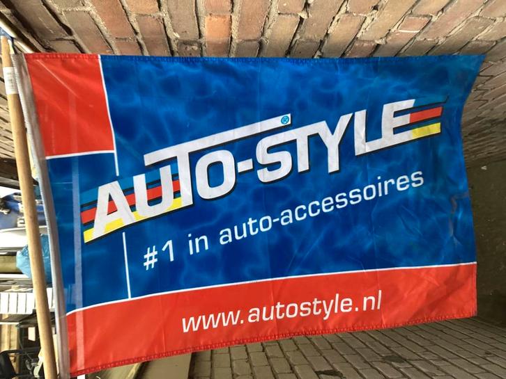Auto-style vlag, Diversen, Vlaggen en Wimpels, Gebruikt, Ophalen of Verzenden