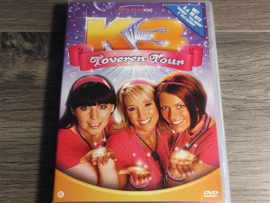 K3 - Toveren Tour [DVD], Alle leeftijden, Ophalen of Verzenden, Zo goed als nieuw