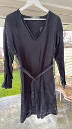 Moscow tuniek/jurkje  maat S cupro stof donkerblauw, Ophalen of Verzenden, Zo goed als nieuw, Maat 38/40 (M), Blauw