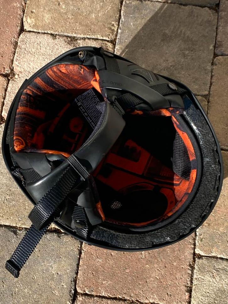 Salomon skihelm - Zwart, met GoPro mount, Kleding | Dames, Wintersportkleding, Gedragen, Overige typen, Ophalen