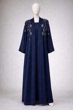 Kimono ( zonder abaya) feestelijke jurk /avond jurk / caftan, Ophalen of Verzenden, Zo goed als nieuw, Blauw, Onder de knie