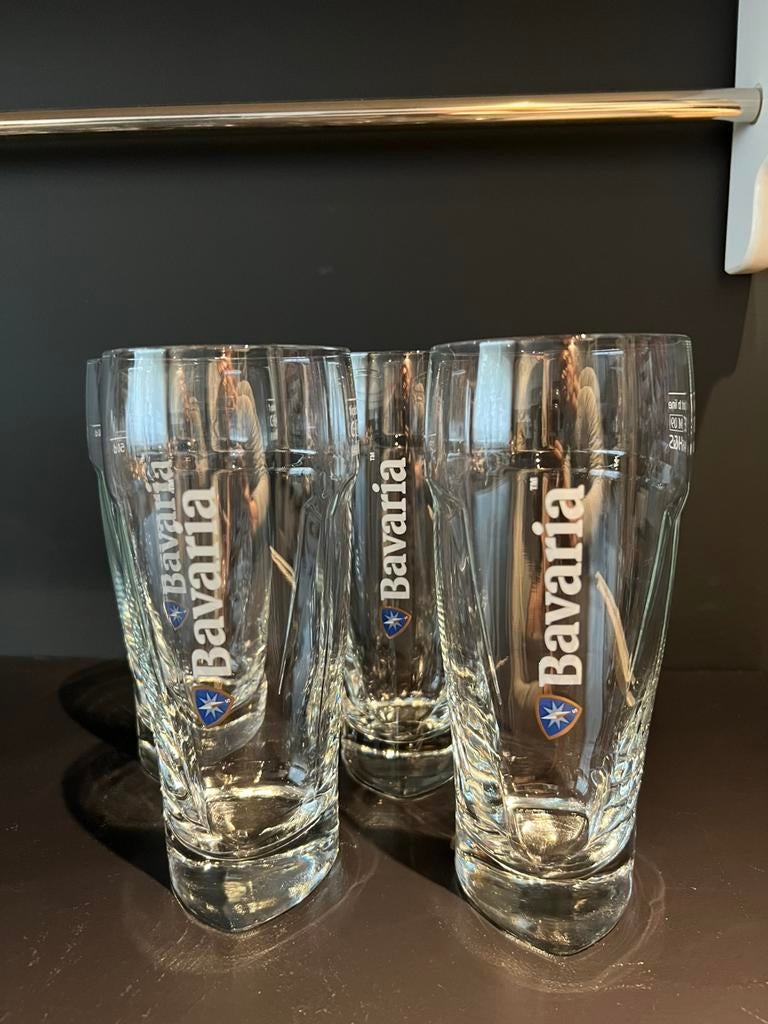 BAVARIA pint glazen, Verzamelen, Ophalen of Verzenden, Zo goed als nieuw, Bierglas