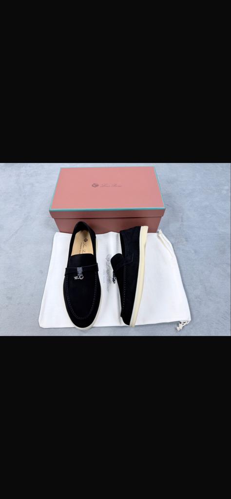 Loro Piana Loafers - Zwart 42/43, Ophalen of Verzenden, Nieuw, Zwart, Instappers