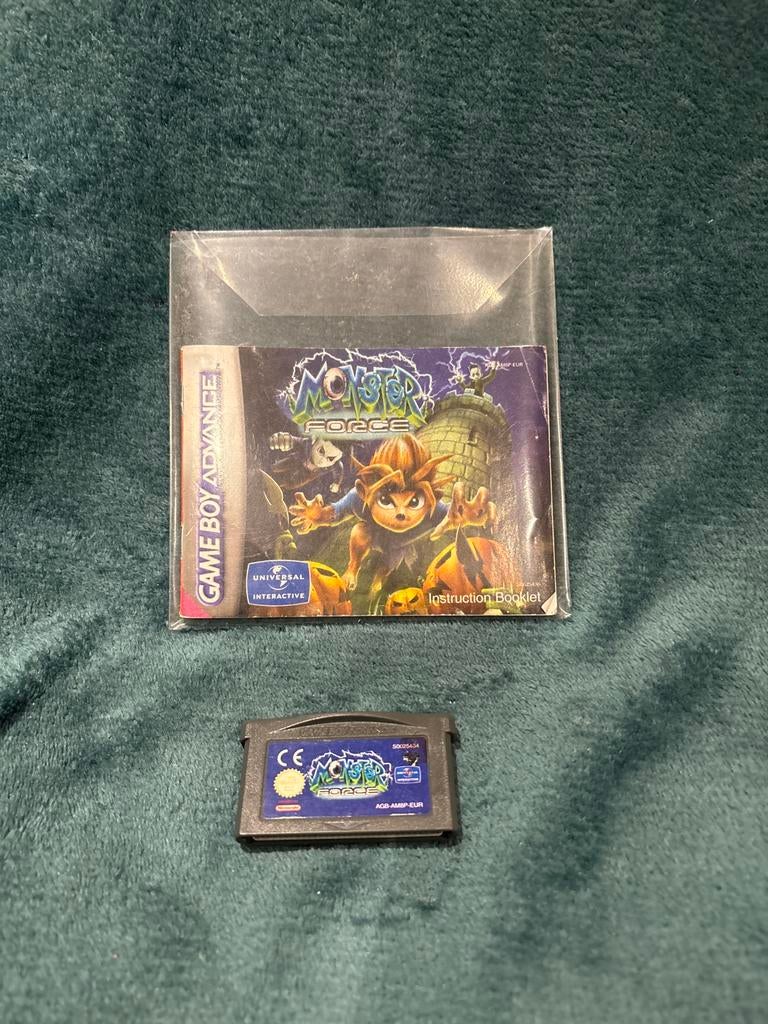 Monster Force Game Boy Advance GBA met boekje, Avontuur en Actie, Gebruikt, 1 speler, Ophalen of Verzenden