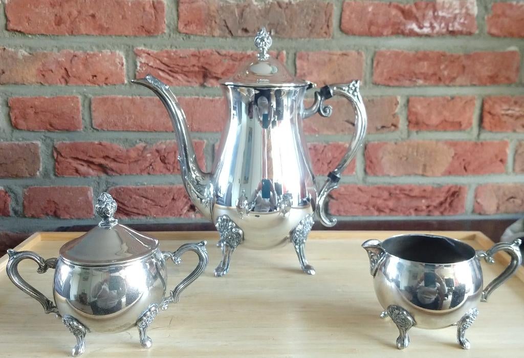 antiek thee servies "Leonardo", volgnr 4, Ophalen of Verzenden