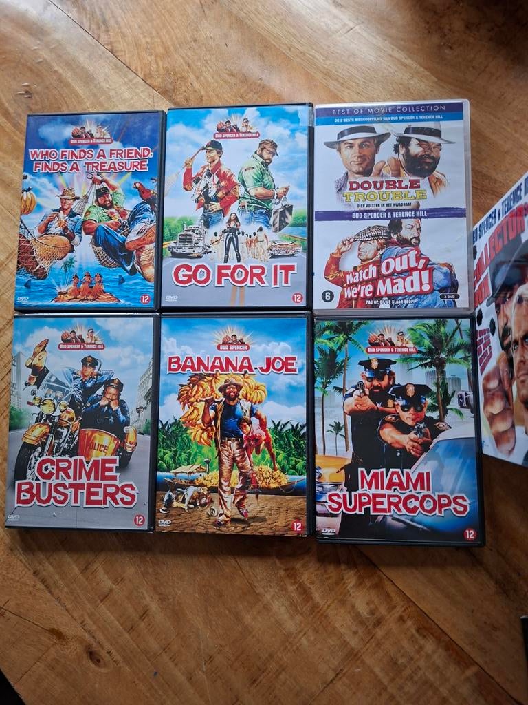 Bud Spencer & Terence Hill Collector's Box + 3 losse films, Actiekomedie, Boxset, Ophalen of Verzenden, Zo goed als nieuw