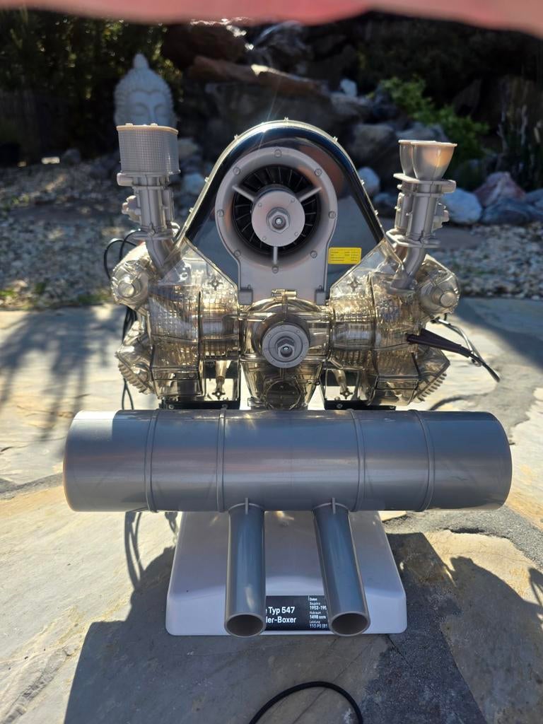 Porsche 547 4-cilinder boxer motor model transparant, Ophalen of Verzenden