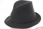 Vintage Hoge vissershoed trilby Esprit grijs wolmix 57, Hoed, Ophalen of Verzenden, Esprit, 57 cm (M, 7⅛ inch) of minder