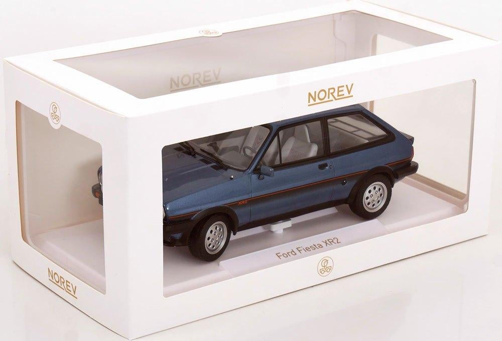 Norev 1:18 Ford Fiesta XR2 1981 Blue metallic., -, Nieuw, Norev, Ophalen of Verzenden
