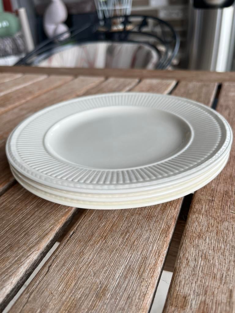 3 gebaksbordjes Wedgwood Edme, Ophalen of Verzenden, Zo goed als nieuw, Bord(en), Wedgwood